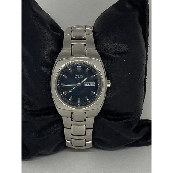 Fossil PR-5256 Women's Silver Stainless Steel Analog Dial Quartz Watch RQ301 - Picture 1 of 12